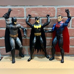 DC Comics 2016 Batman,Batman,Superman 12” action figures
